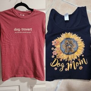 Pair of Dog Themed Shirts